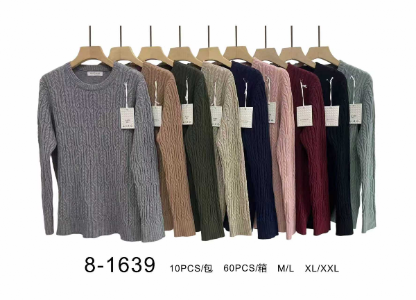 Swetry damskie Roz M/L-XL/XXL, Mix Kolor Paczka 8 szt